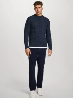 Kronstadt Herren Chinohose - KSEben tapered corduroy chino in blau