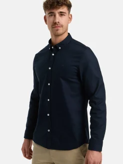 Kronstadt Herren Hemd Langarm - KSJohan Oxford in blau