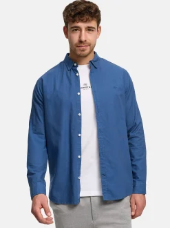 Kronstadt Herren Hemd Langarm - KSAsk Ls in hellblau blau