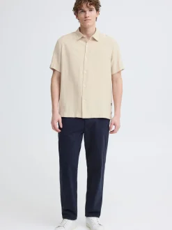 Kronstadt Herren Kurzarmhemd - KSValbrook in beige
