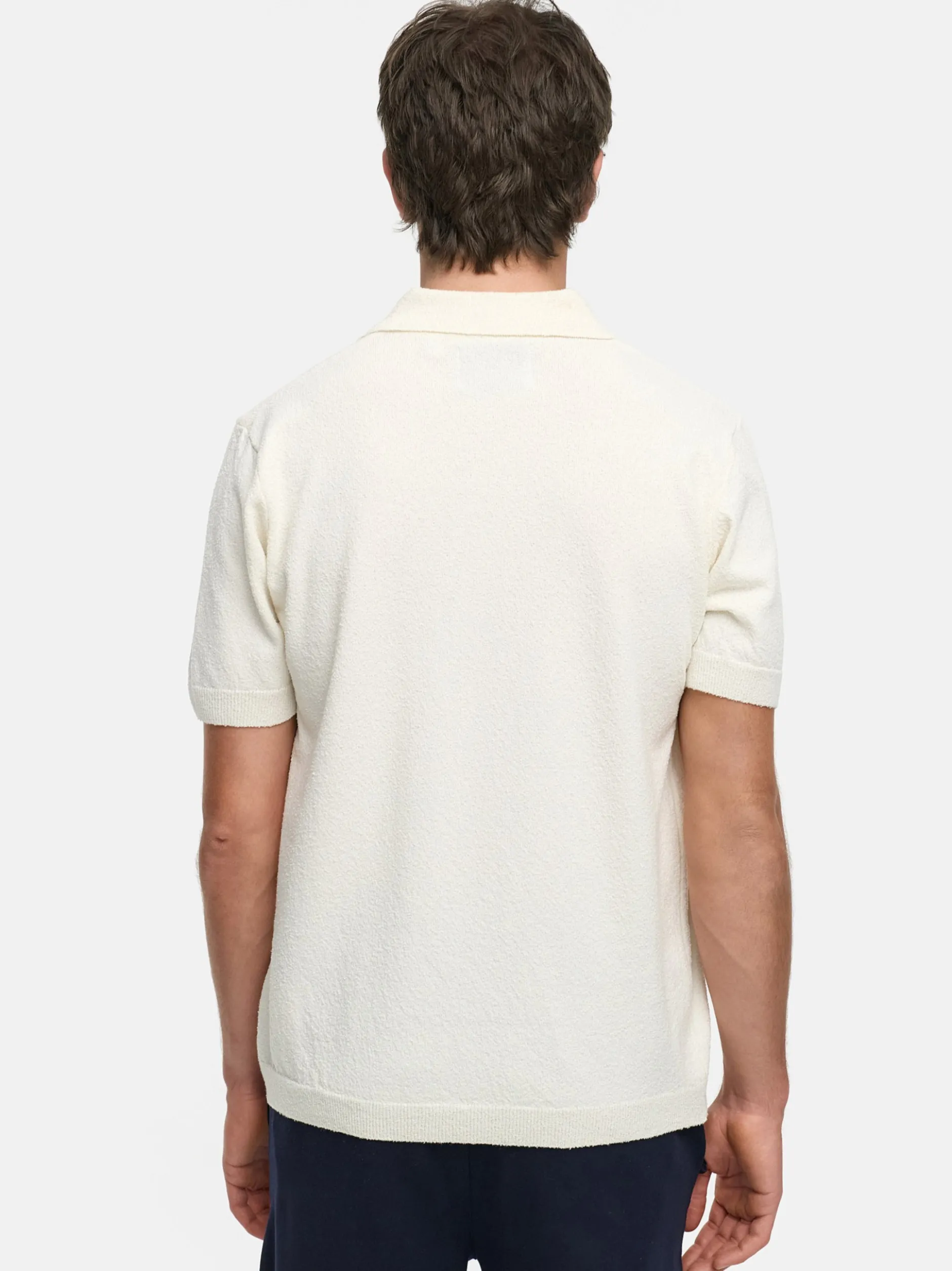 Kronstadt Herren Poloshirt - KSBlake knit in vanille beige