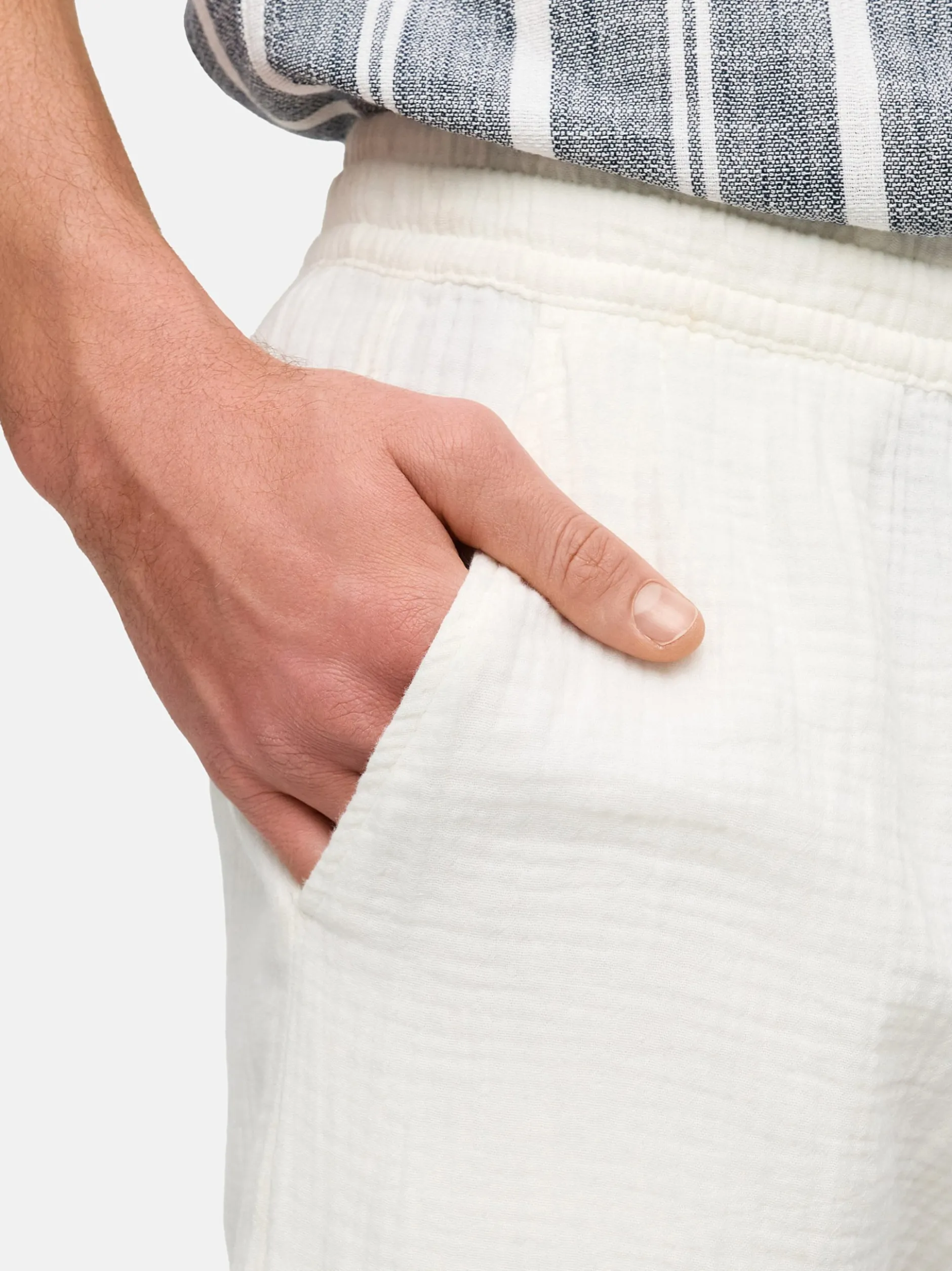 Kronstadt Herren Shorts Chino - KSAvery in weiß