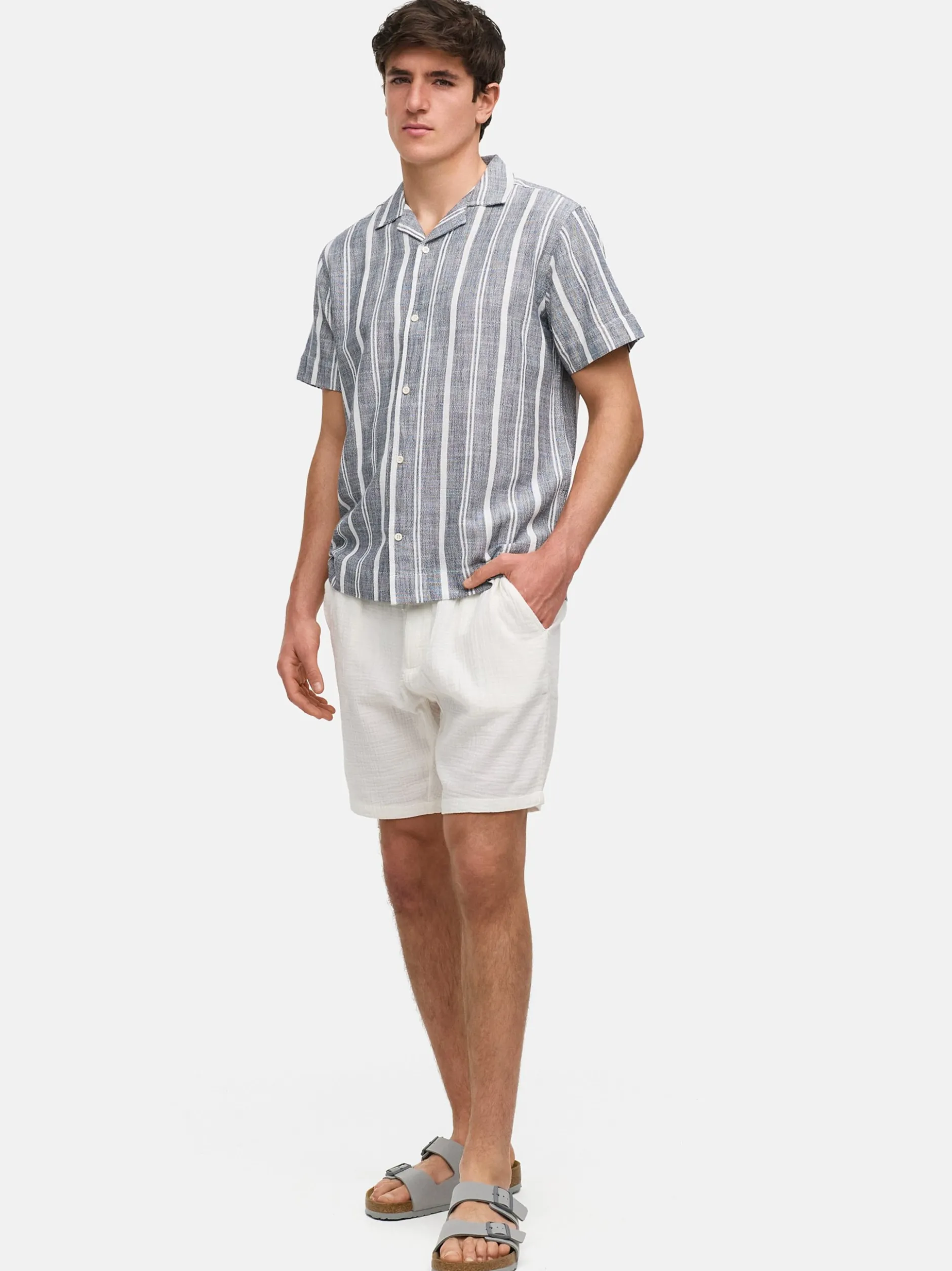 Kronstadt Herren Shorts Chino - KSAvery in weiß