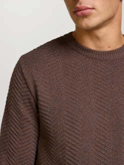 Kronstadt Herren Strickpullover - KSCarlo in braun