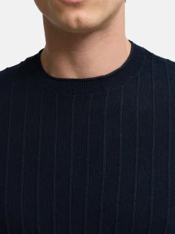 Kronstadt Herren Strickpullover - KSAlonzo in blau