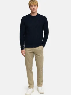 Kronstadt Herren Strickpullover - KSAlonzo in blau