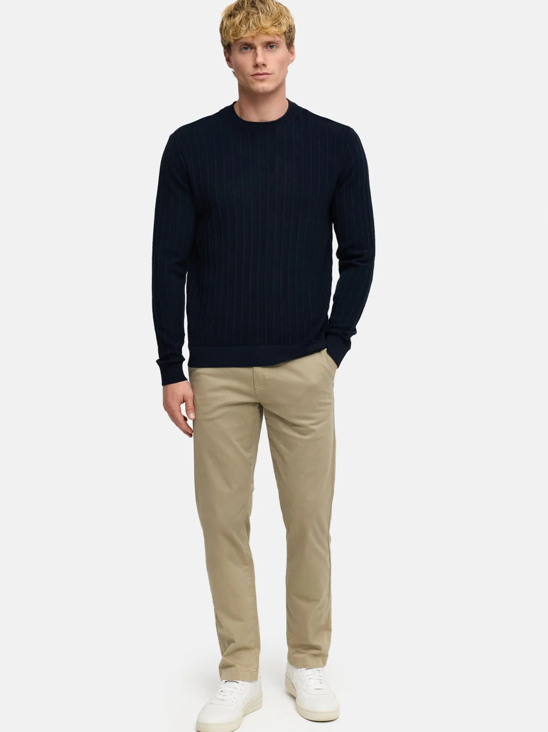 Kronstadt Herren Strickpullover - KSAlonzo in blau