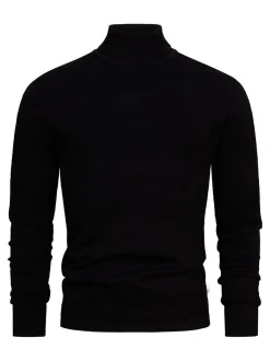 Kronstadt Herren Strickpullover - KSFisker in schwarz