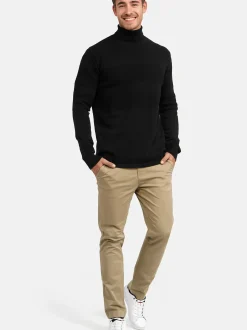 Kronstadt Herren Strickpullover - KSFisker in schwarz