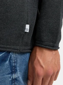 Kronstadt Herren Strickpullover - KSPep in anthrazit