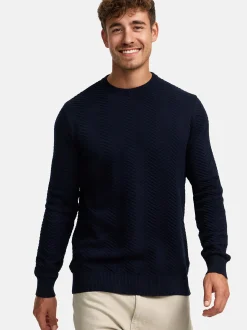 Kronstadt Herren Strickpullover - KSCarlo in blau