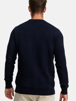 Kronstadt Herren Strickpullover - KSCarlo in blau