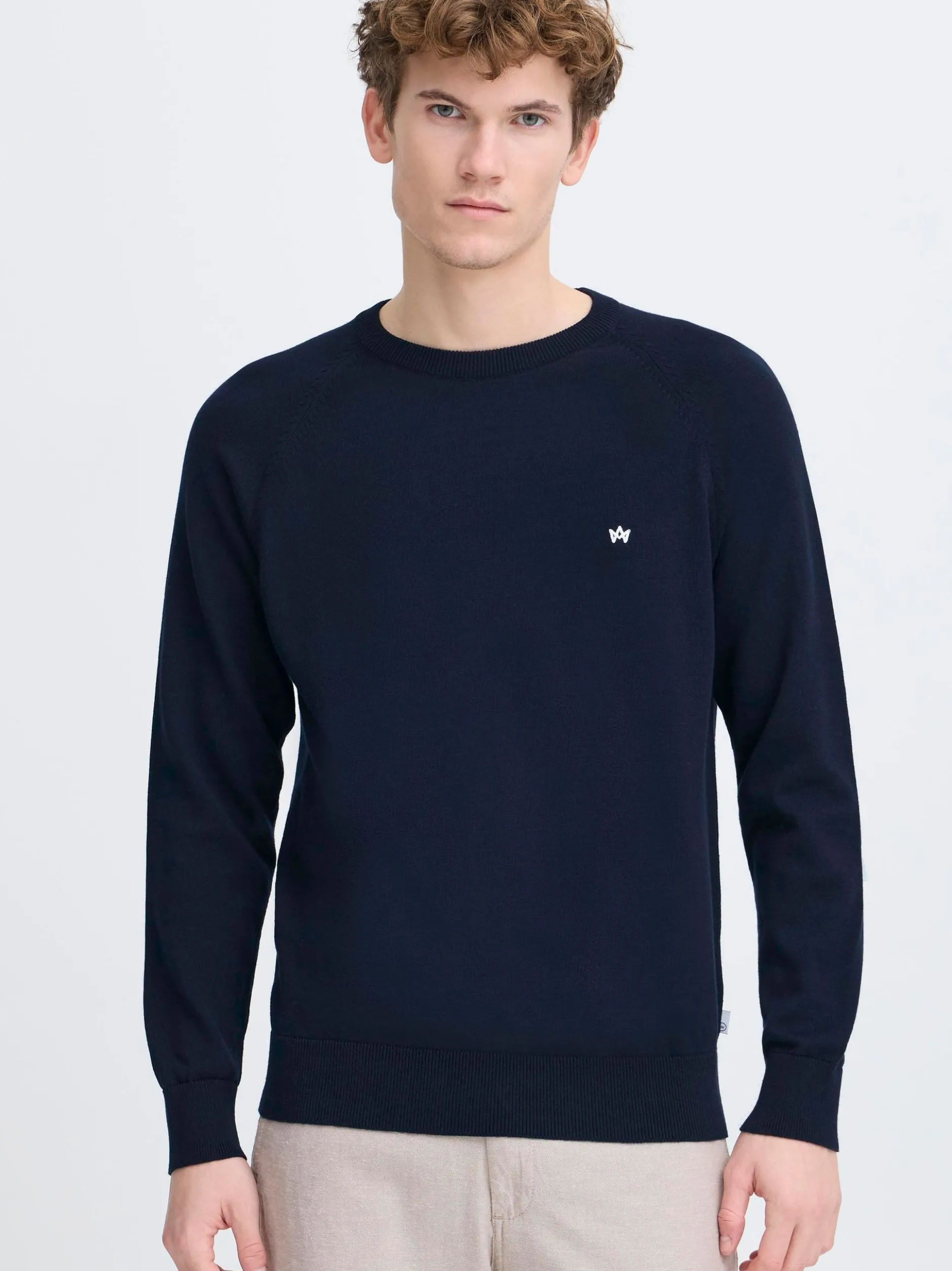 Kronstadt Herren Strickpullover - KSEmil in blau