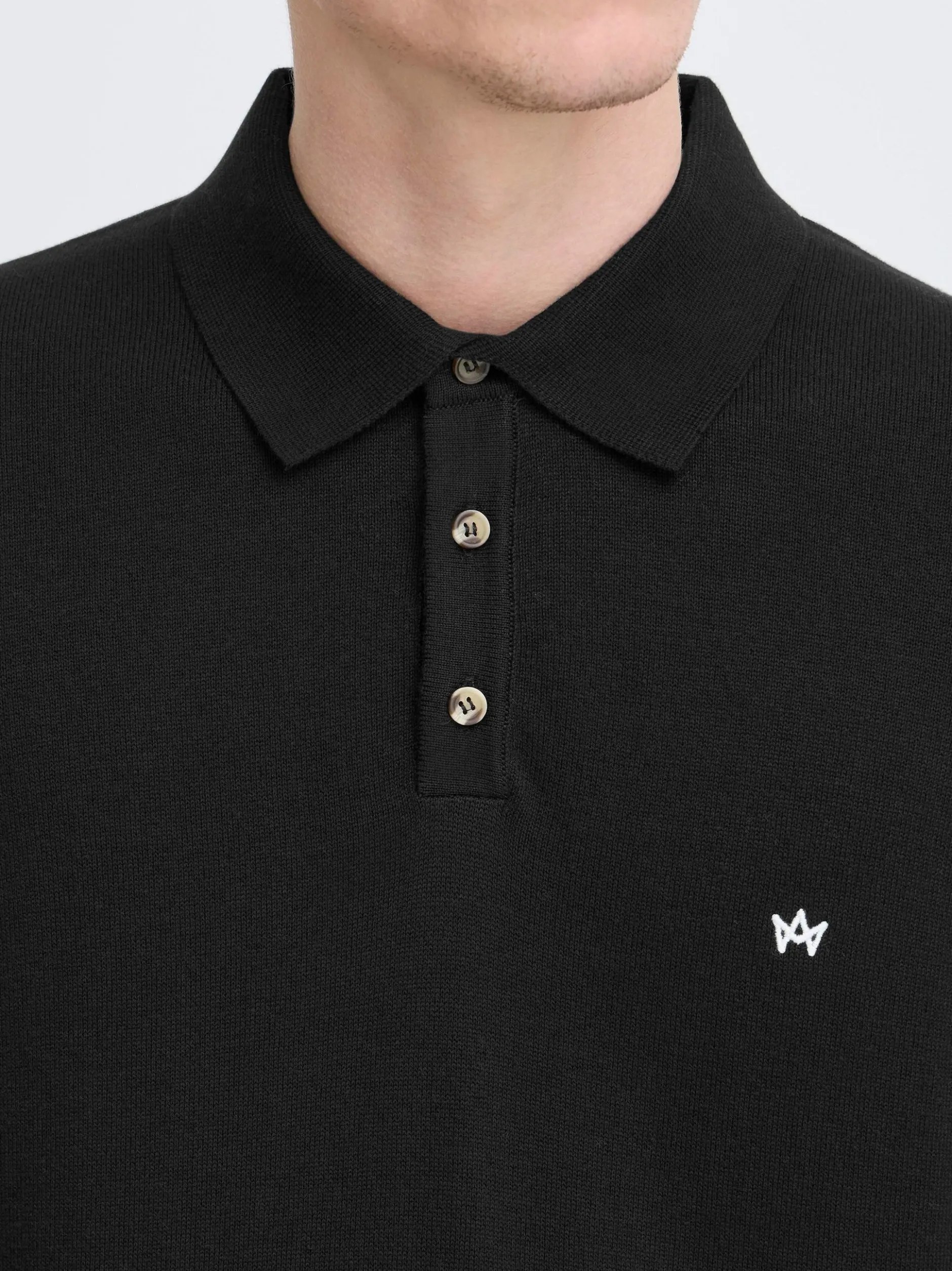 Kronstadt Herren Strickpullover - KSEmil in schwarz