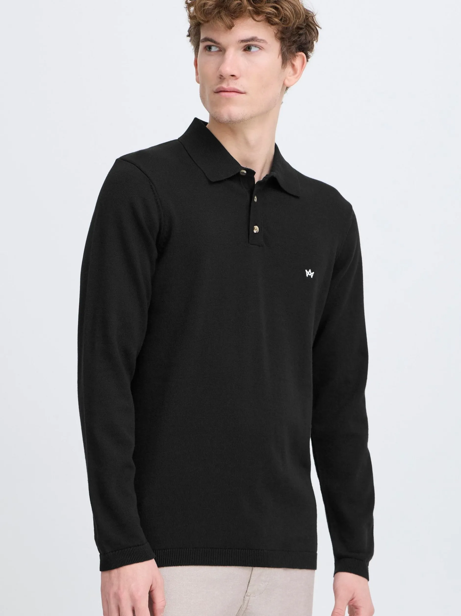 Kronstadt Herren Strickpullover - KSEmil in schwarz