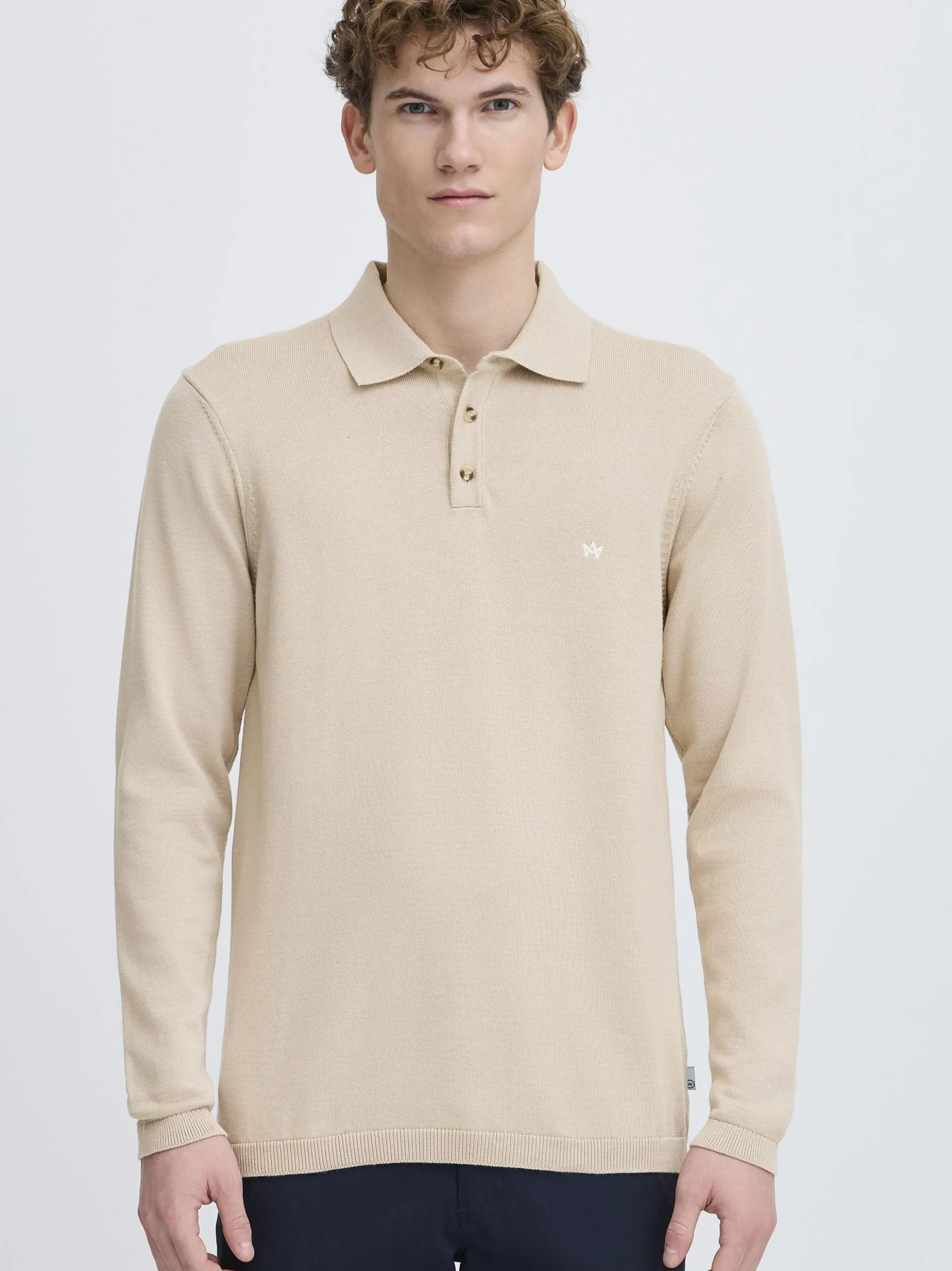 Kronstadt Herren Strickpullover - KSEmil in beige