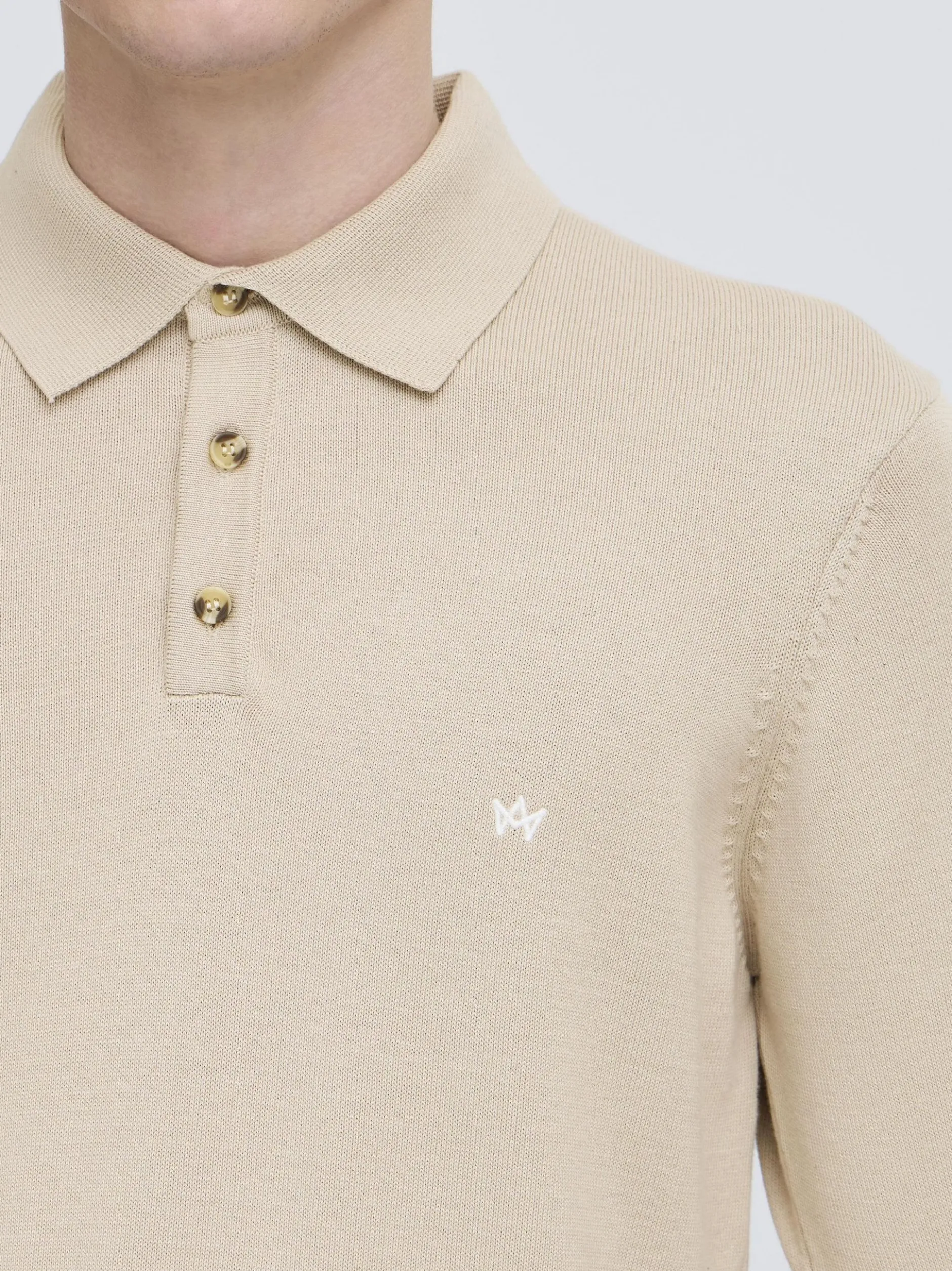 Kronstadt Herren Strickpullover - KSEmil in beige
