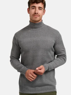 Kronstadt Herren Strickpullover - KSFisker in hellgrau