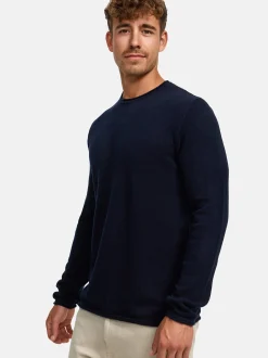 Kronstadt Herren Strickpullover - KSPep in blau
