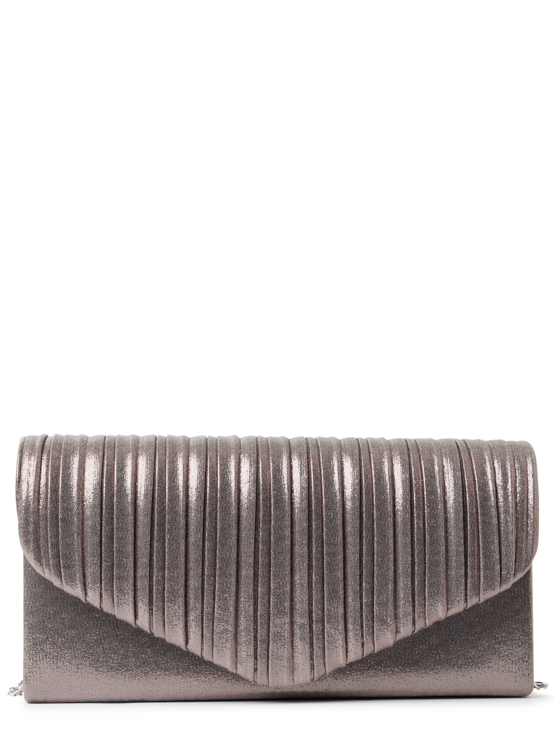 Kurt Kölln Damen Clutch in taupe silber