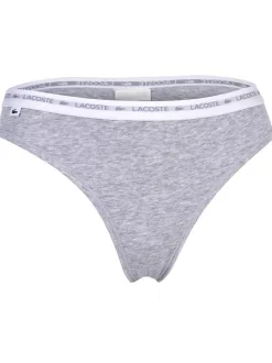 Lacoste Damen String 3er Pack in mehrfarbig