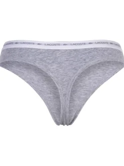 Lacoste Damen String 3er Pack in mehrfarbig