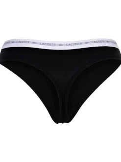 Lacoste Damen String 3er Pack in mehrfarbig