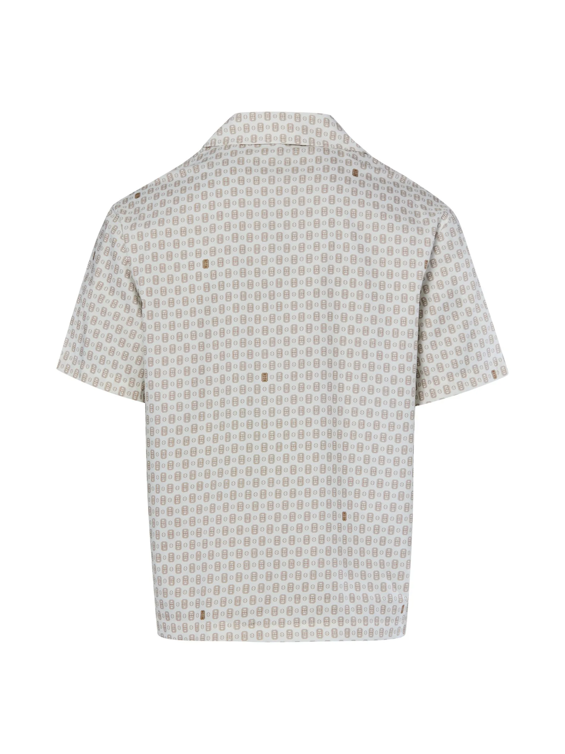 Lacoste Herren Kurzarmhemd in ecru camel