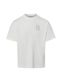 Lacoste Herren T-Shirt in ecru - Ausschnitt: Rundhals