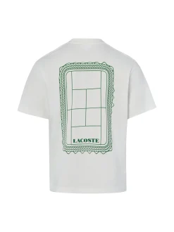 Lacoste Herren T-Shirt in ecru - Ausschnitt: Rundhals