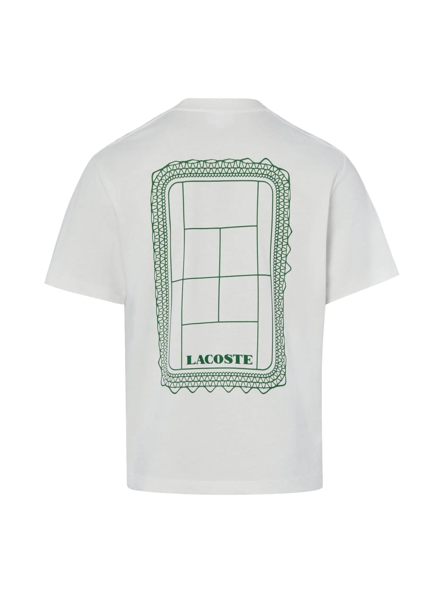 Lacoste Herren T-Shirt in ecru - Ausschnitt: Rundhals