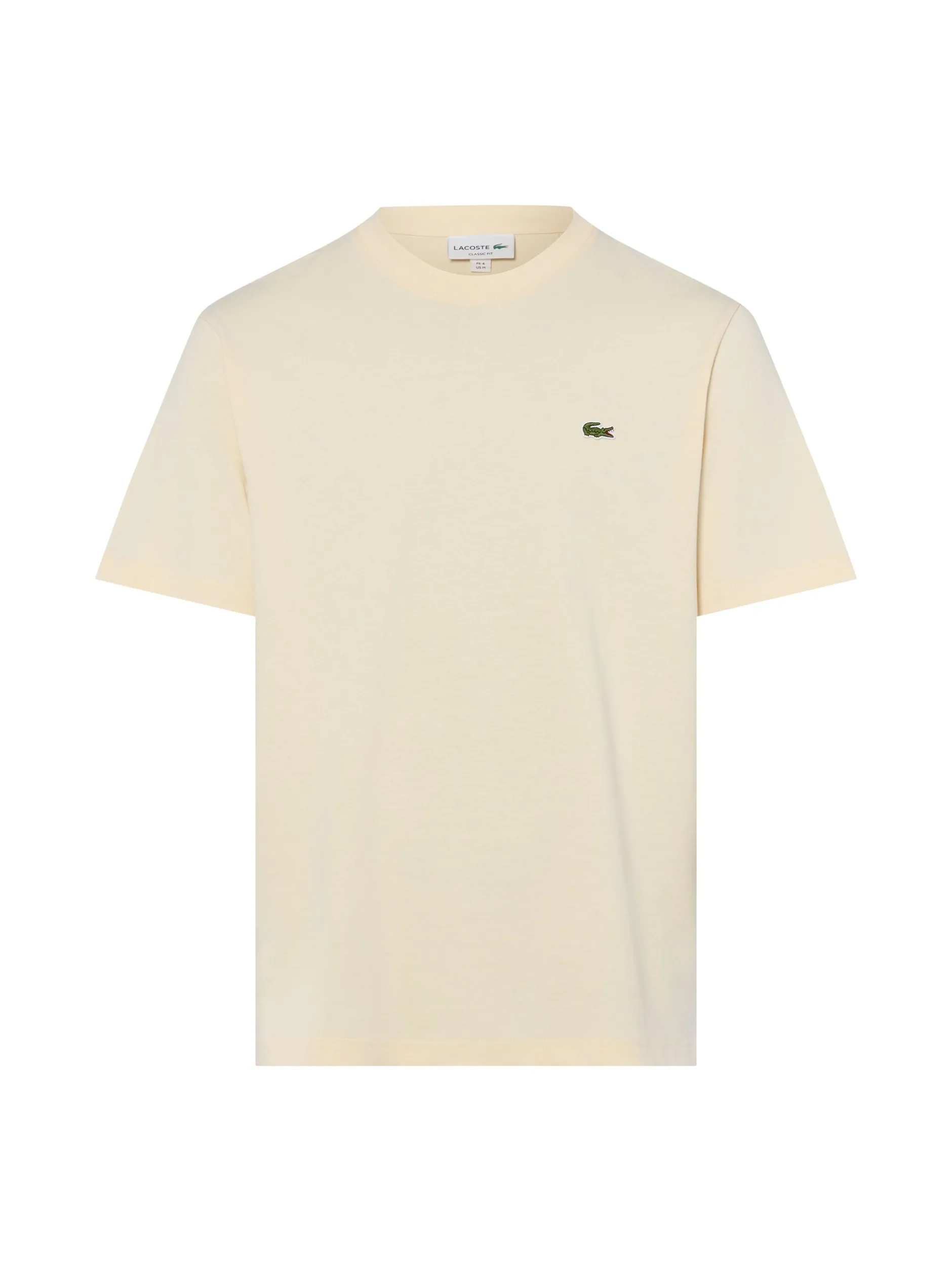 Lacoste Herren T-Shirt in sand - Ausschnitt: Rundhals