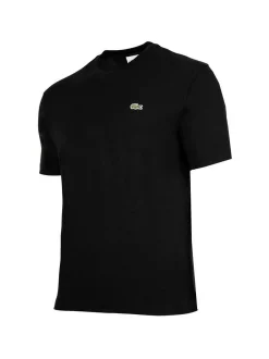 Lacoste Herren T-Shirt in schwarz - Ausschnitt: Rundhals
