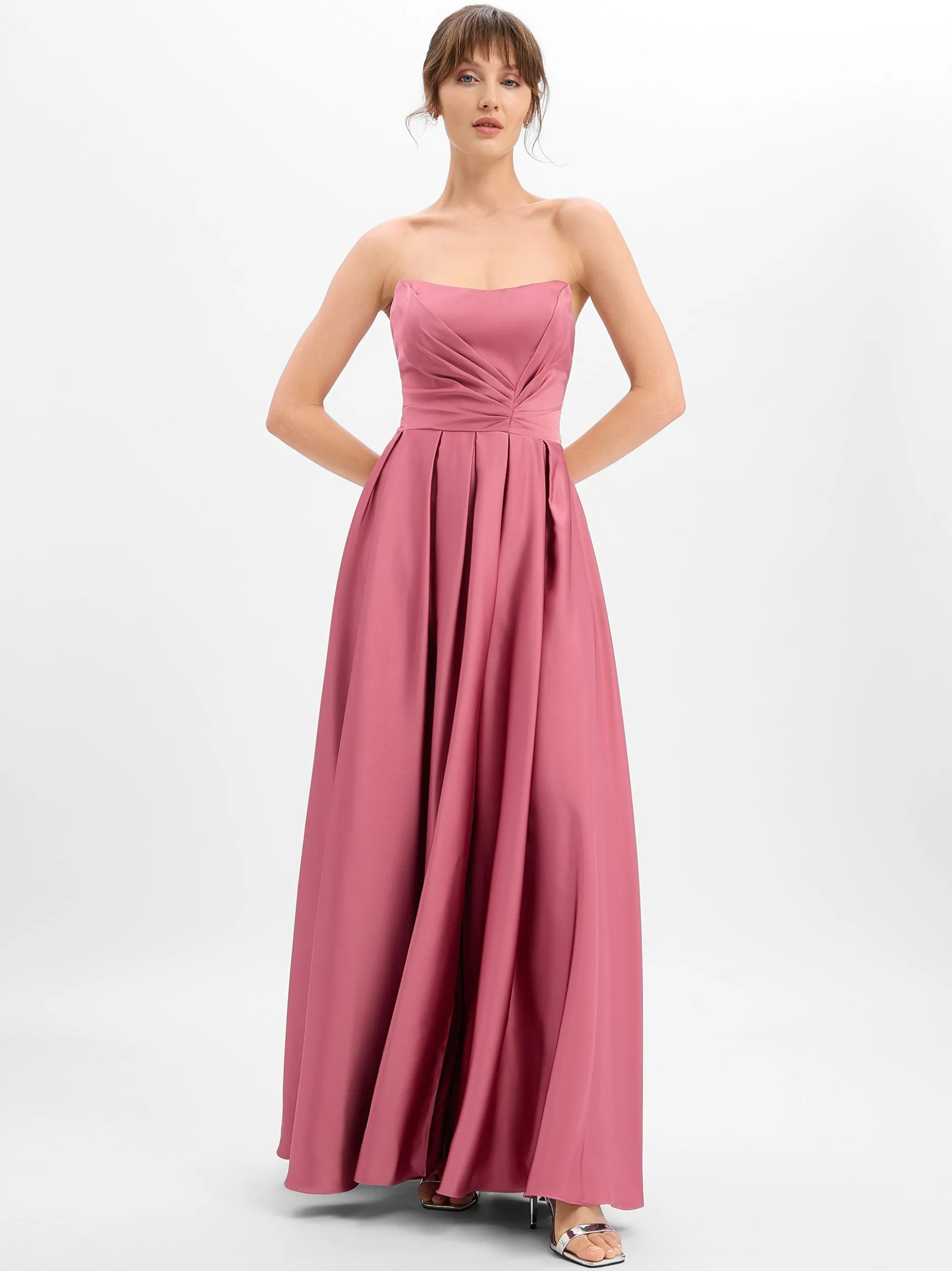 Laona Damen Abendkleid in rosenholz - Ärmel: ohne Arm