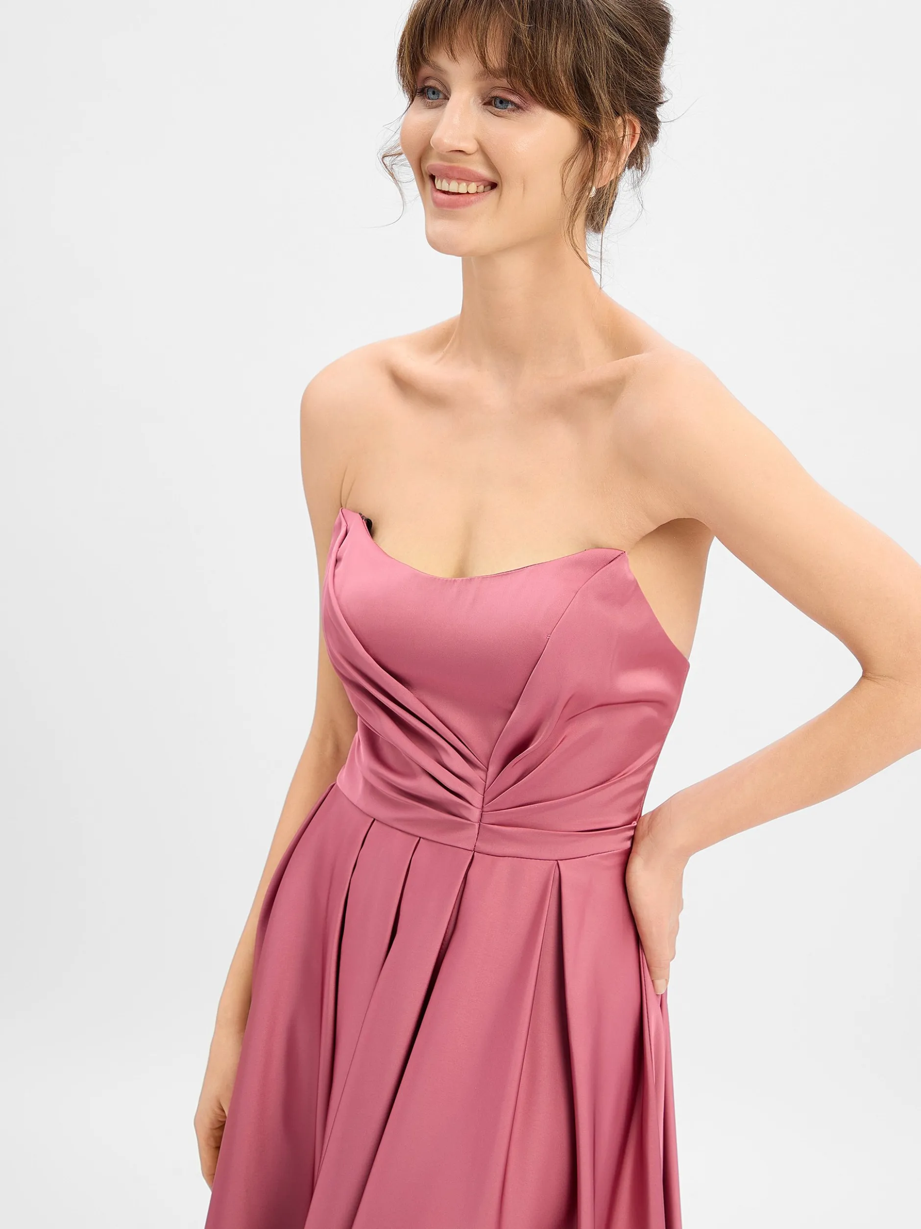 Laona Damen Abendkleid in rosenholz - Ärmel: ohne Arm