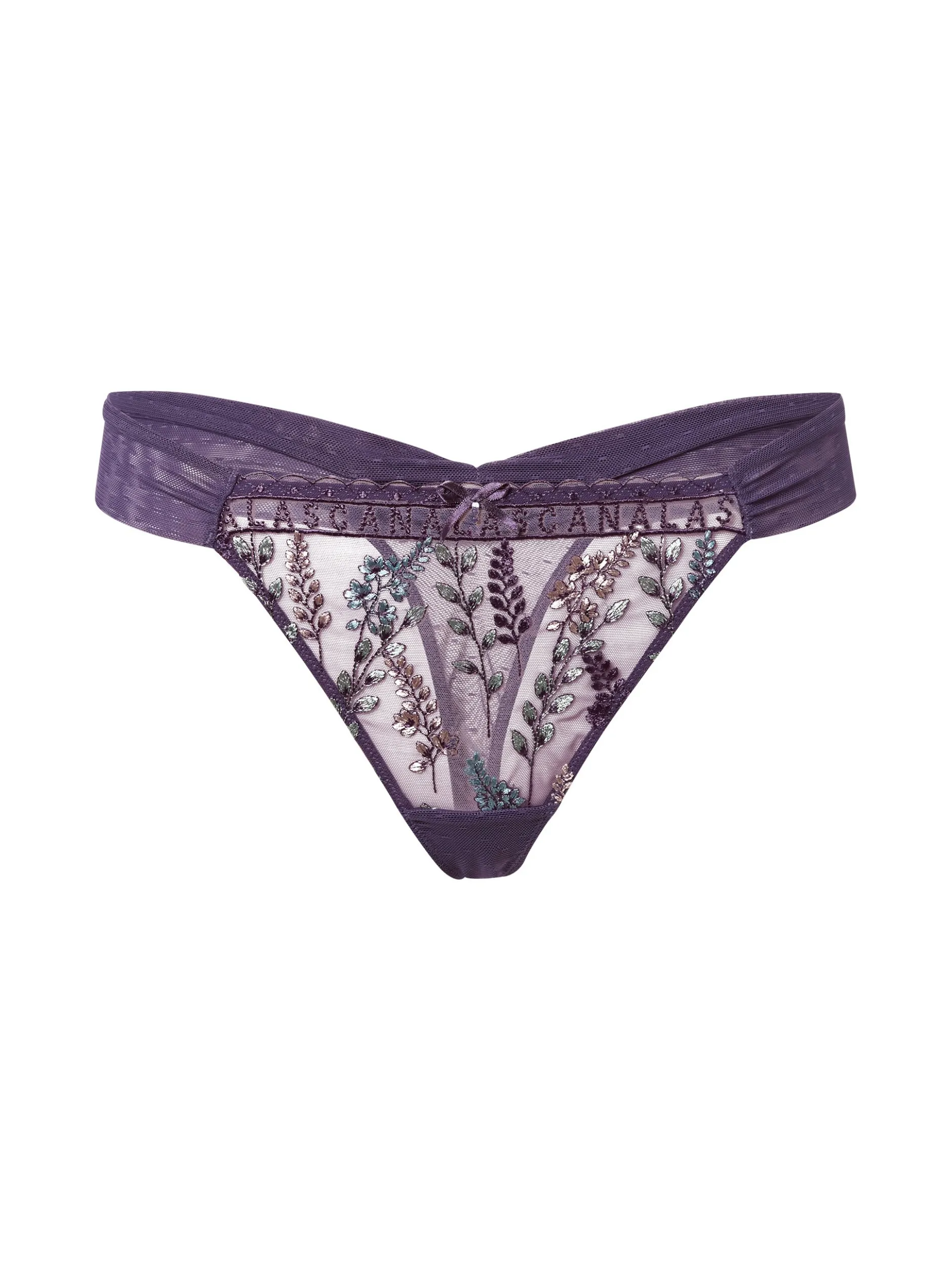 Lascana Damen Mesh-String in lila