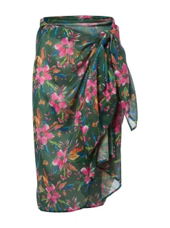 Lascana Damen Pareo in oliv