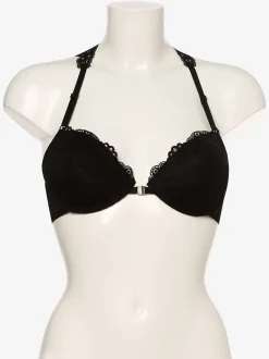 Lascana Damen Push-up-BH in schwarz