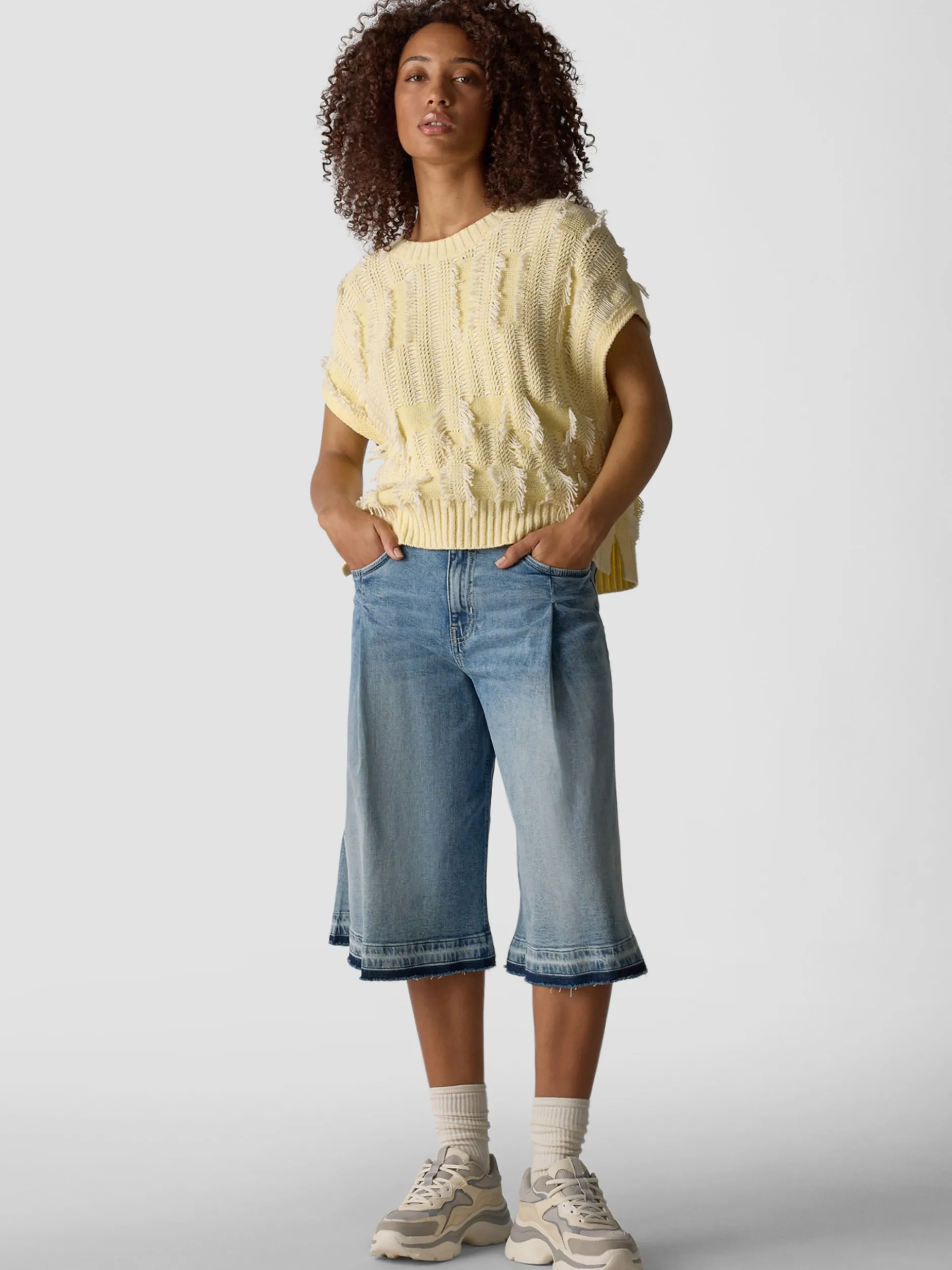 LCMT Damen Jeans in medium stone denim