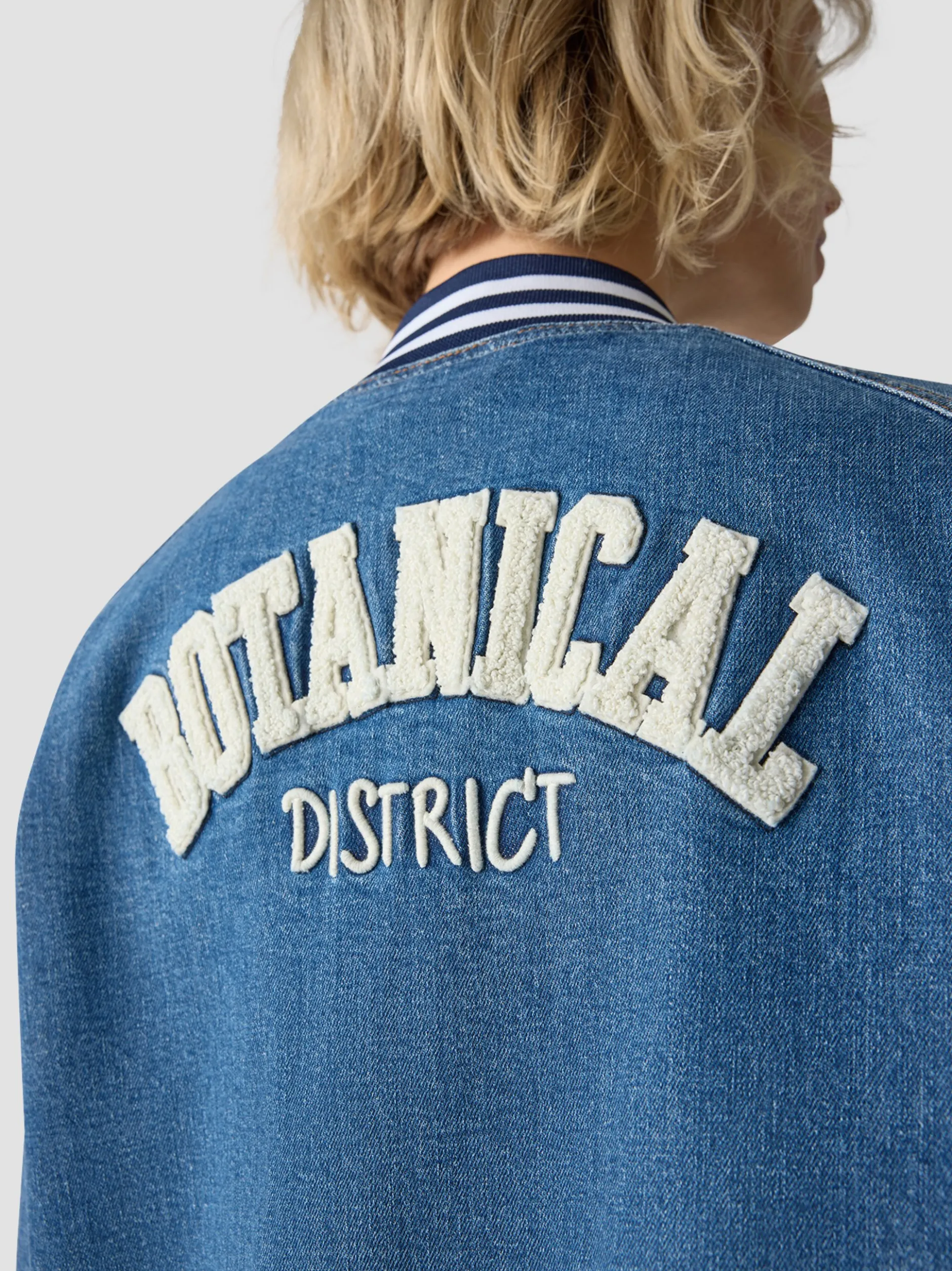 LCMT Damen Jeansjacke in medium stone denim