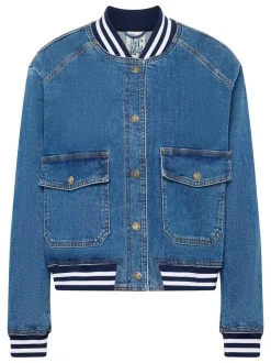 LCMT Damen Jeansjacke in medium stone denim