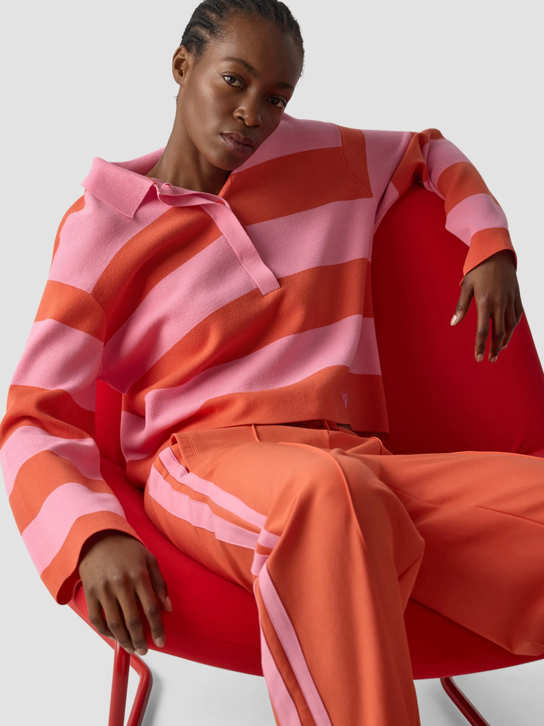 LCMT Damen Pullover in rosa