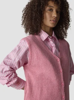 LCMT Damen Strickweste in pink