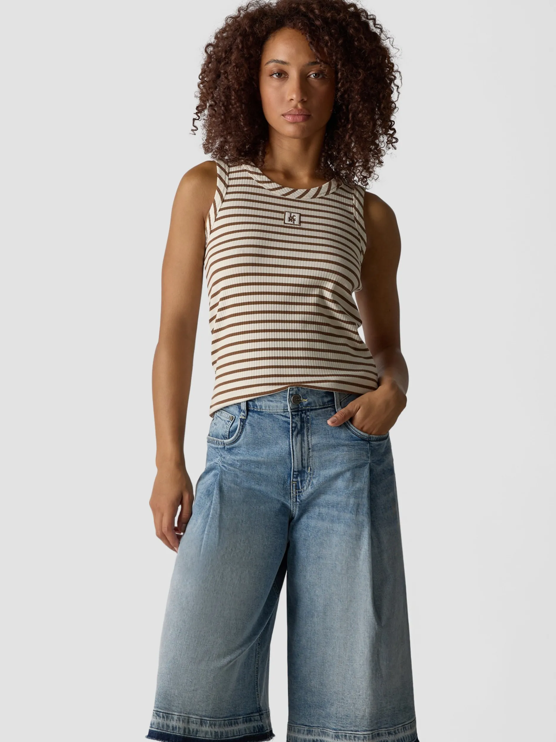 LCMT Damen T-Shirt in braun