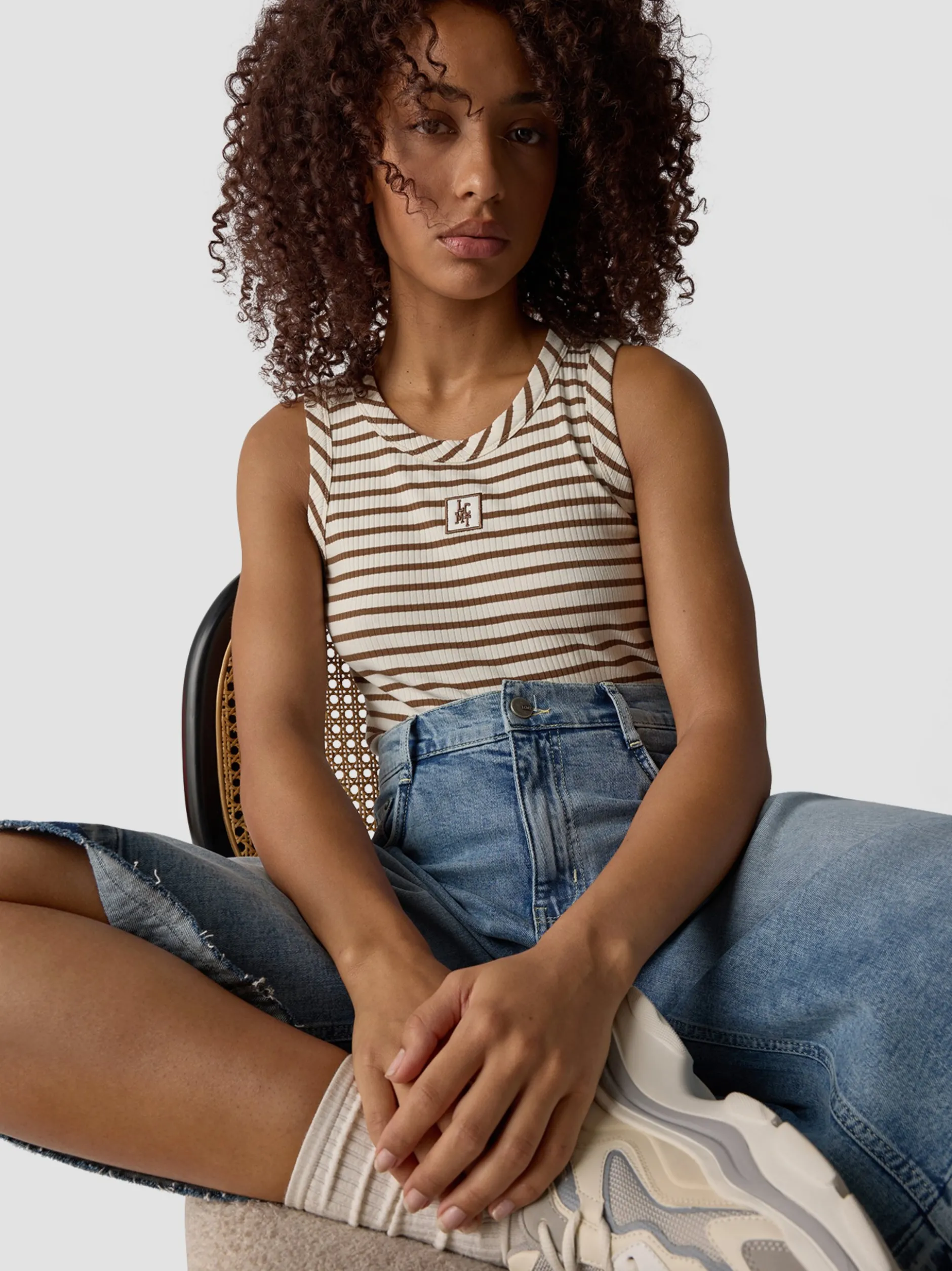 LCMT Damen T-Shirt in braun