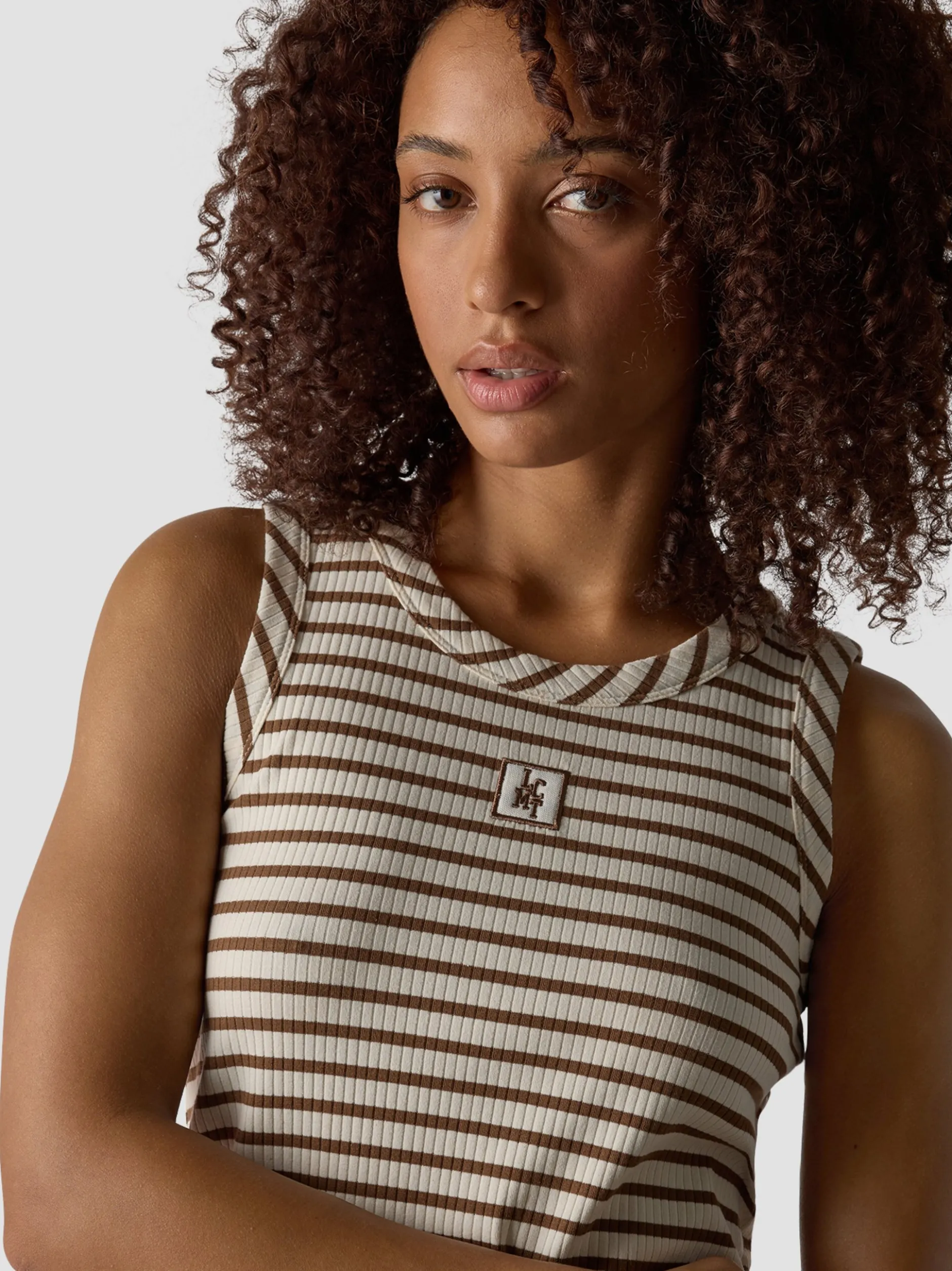 LCMT Damen T-Shirt in braun