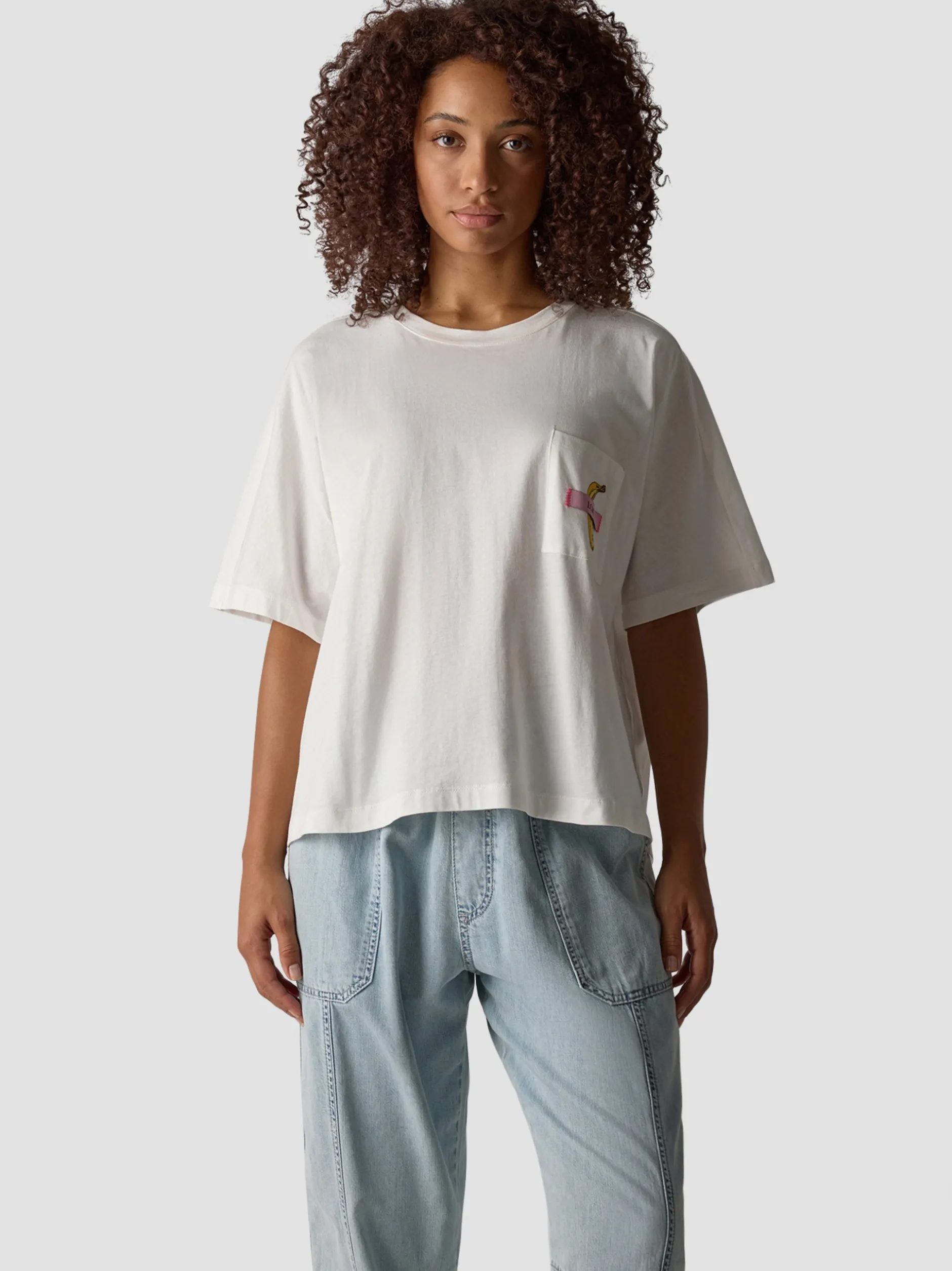 LCMT Damen T-Shirt in weiß