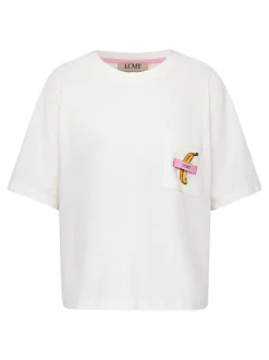 LCMT Damen T-Shirt in weiß