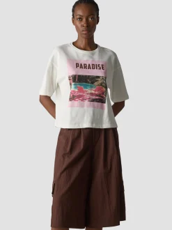 LCMT Damen T-Shirt in weiß