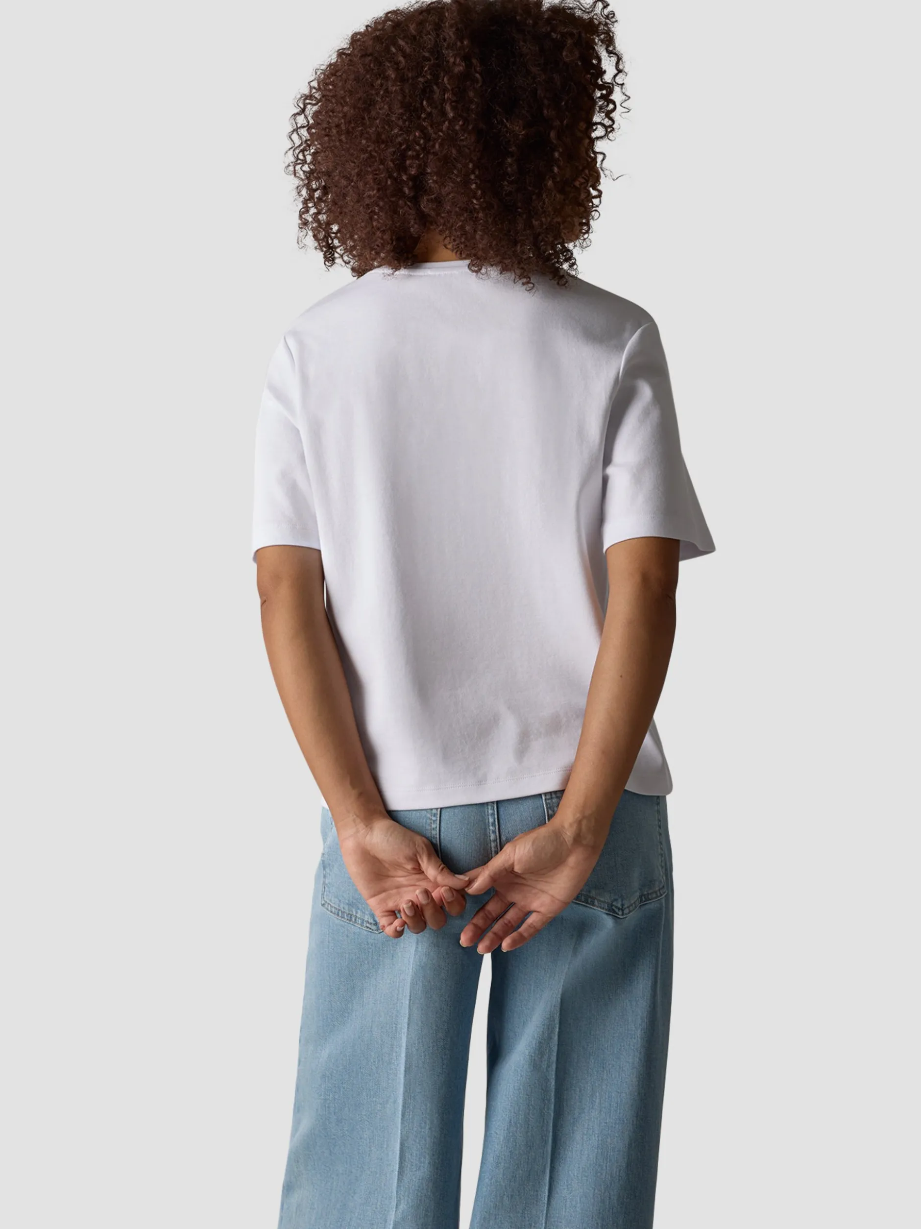 LCMT Damen T-Shirt in weiß